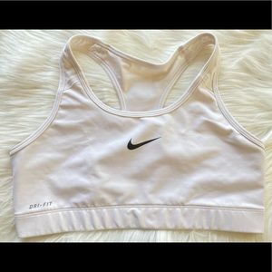 Nike Dri-FIT swoosh sports bra. Size L